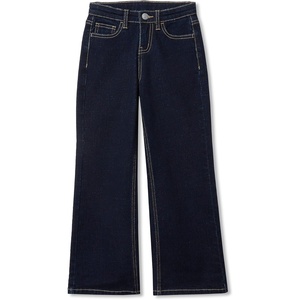 image:imageLands End Girls Wide Leg Denim JeansDark Midnight Blue