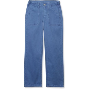 image:imageLands End Girls Woven Pull On Utility Cargo PantsGray Blue