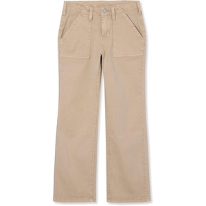 image:imageLands End Girls Woven Pull On Utility Cargo PantsSand Khaki