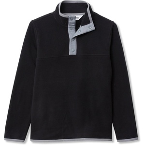image:imageLands End Kids Fleece Quarter ZipBlackLight Black
