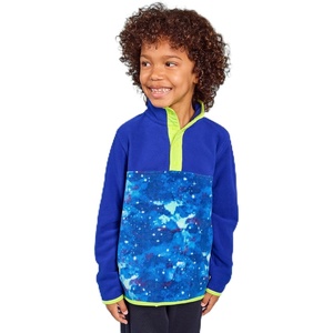 image:imageLands End Kids Fleece Quarter ZipBright Blue Galaxy