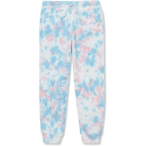 image:imageLands End Kids Iron Knee Fleece Jogger SweatpantsDeep Lavendar Tie Dye