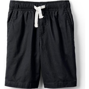 image:imageLands End Kids Pull On Chambray Elastic Waist ShortsBlack