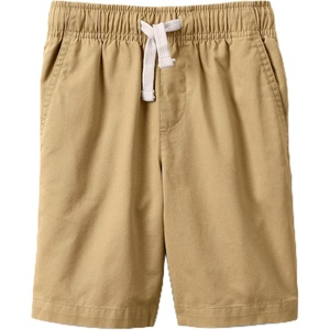 image:imageLands End Kids Pull On Chambray Elastic Waist ShortsGold Yellow