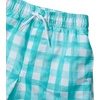 image:imageLands End Boys Print Swim TrunksCeramic BluePlaid