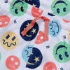 image:imageLands End Boys Short Sleeve Tee and Shorts Pajama SetSmiley FacesWhite