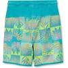 image:imageLands End Boys Stretch Hydroliner Sport Swim TrunkPalm CheckTealLime