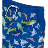 image:imageLands End Boys Stretch Hydroliner Sport Swim TrunkSharksNeon Blue