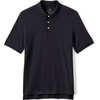 image:imageLands End Essentials Mens Long Sleeve All Day Comfort Polo Shirt  100 Cotton Wont Shrink Pill FadeBlack