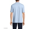 image:imageLands End Essentials Mens Long Sleeve All Day Comfort Polo Shirt  100 Cotton Wont Shrink Pill FadeBlue