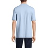 image:imageLands End Essentials Mens Long Sleeve All Day Comfort Polo Shirt  100 Cotton Wont Shrink Pill FadeBlue
