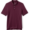 image:imageLands End Essentials Mens Long Sleeve All Day Comfort Polo Shirt  100 Cotton Wont Shrink Pill FadeBurgundy