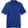 image:imageLands End Essentials Mens Long Sleeve All Day Comfort Polo Shirt  100 Cotton Wont Shrink Pill FadeCobalt
