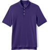 image:imageLands End Essentials Mens Long Sleeve All Day Comfort Polo Shirt  100 Cotton Wont Shrink Pill FadeDeep Purple