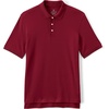 image:imageLands End Essentials Mens Long Sleeve All Day Comfort Polo Shirt  100 Cotton Wont Shrink Pill FadeGarnet
