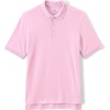 image:imageLands End Essentials Mens Long Sleeve All Day Comfort Polo Shirt  100 Cotton Wont Shrink Pill FadeIce Pink