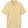 image:imageLands End Essentials Mens Long Sleeve All Day Comfort Polo Shirt  100 Cotton Wont Shrink Pill FadeMaize