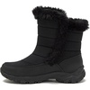 image:imageLands End Expedition Warmest Waterproof No Tie Kids Snow Boots for Boys and Girls  Insulated Winter Fleece Lined Snow Boots Size 11 to 7 Little and Big Kid ShoesBlackBlack