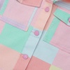 image:imageLands End Girls Denim JacketMulti Madras Plaid