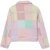 image:imageLands End Girls Denim JacketMulti Madras Plaid