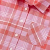 image:imageLands End Girls Flannel ShirtPinkRed Plaid
