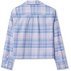 image:imageLands End Girls Flannel ShirtPurple Warm Plaid