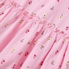 image:imageLands End Girls Gathered Waist Tunic TopPink Ditsy Floral