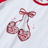 image:imageLands End Girls Graphic Tee ShirtApple Red Disco Cherries