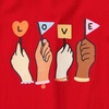 image:imageLands End Girls Graphic Tee ShirtApple Red Unity