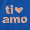 image:imageLands End Girls Graphic Tee ShirtCobalt Ti Amo