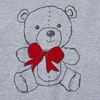 image:imageLands End Girls Graphic Tee ShirtGray Heather Teddy Bear