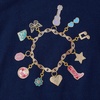 image:imageLands End Girls Graphic TeeCharm BraceletFoilNavy
