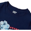 image:imageLands End Girls Graphic TeeFloral FlagNavy