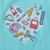 image:imageLands End Girls Graphic TeeGlitter SchoolAruba Blue