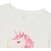 image:imageLands End Girls Graphic TeeGlitter UnicornEgret