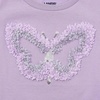 image:imageLands End Girls Graphic TeeSequins ButterflyLilac