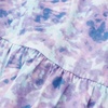 image:imageLands End Girls Long Sleeve Ruffle Tunic Top  Soft Cotton Flowy Fit Feminine Details Perfect for LayeringPurple Tie Dye Swirl