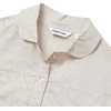 image:imageLands End Girls Long Sleeve Woven Hearts TopHeartsSand Khaki