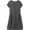 image:imageLands End Girls Short Sleeve Ponte DressCharcoal Heather