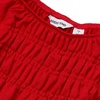 image:imageLands End Girls Smocked Long Sleeve Knit ShirtApple Red