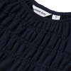 image:imageLands End Girls Smocked Long Sleeve Knit ShirtClassic Navy
