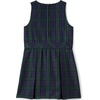 image:imageLands End Girls Uniform Plaid JumperClassic NavyEvergreen Plaid