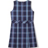 image:imageLands End Girls Uniform Plaid JumperFrench Blue Plaid