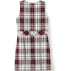 image:imageLands End Girls Uniform Plaid JumperGarnetKhaki Plaid