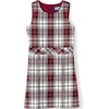 image:imageLands End Girls Uniform Plaid JumperGarnetKhaki Plaid