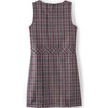 image:imageLands End Girls Uniform Plaid JumperGray HeatherMaroon Plaid