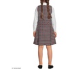image:imageLands End Girls Uniform Plaid JumperGray HeatherMaroon Plaid