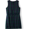 image:imageLands End Girls Uniform Plaid JumperPlaid Classic NavyEvergreen