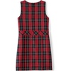 image:imageLands End Girls Uniform Plaid JumperRedBlack Plaid