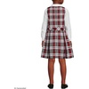 image:imageLands End Girls Uniform Plaid JumperRedGraphite Plaid